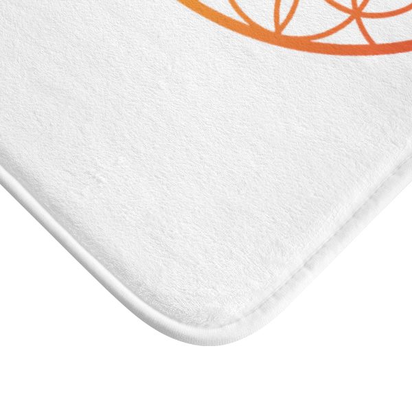 seed of life sacred geometry bath mat